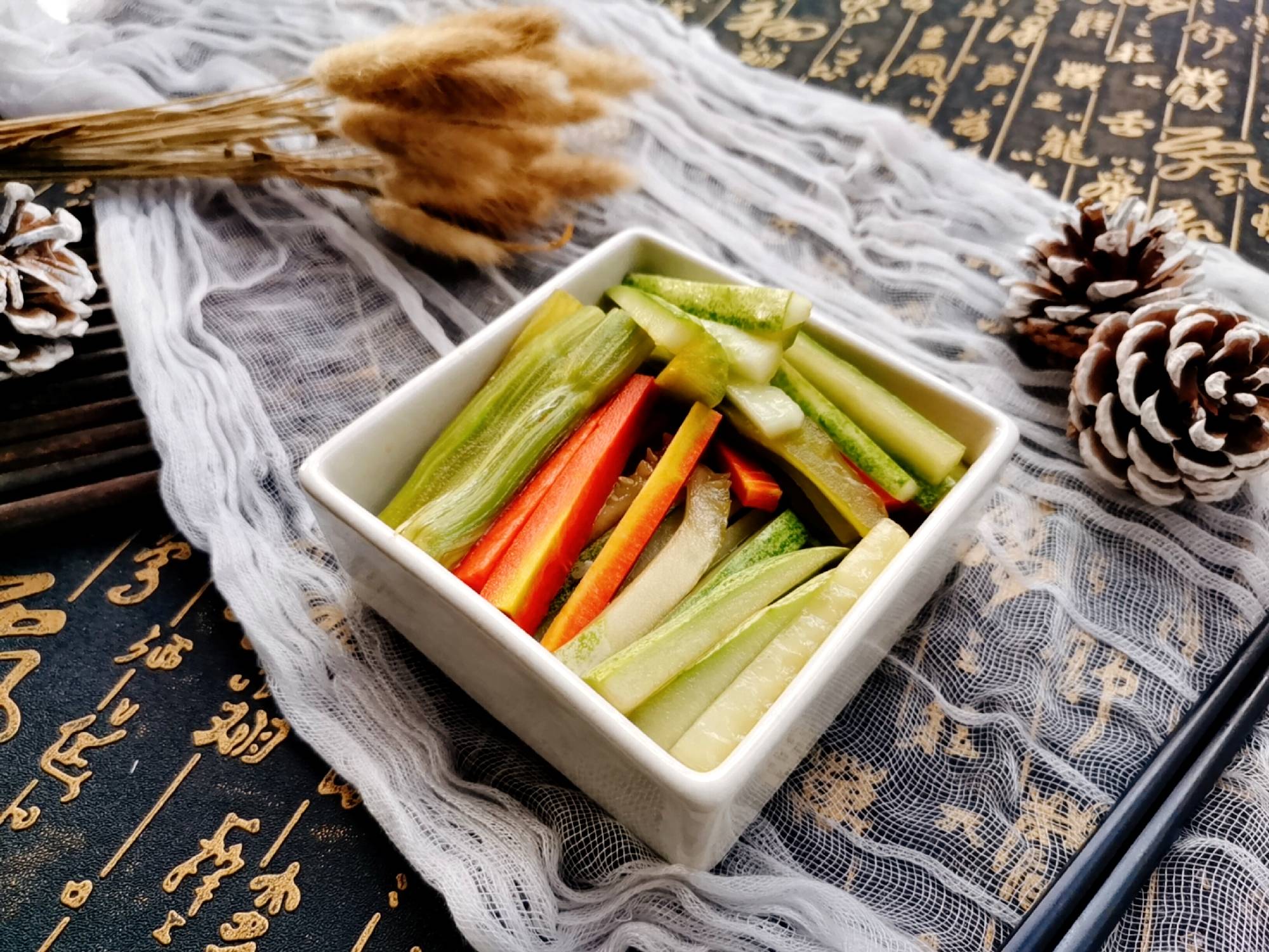 酸爽一夜?jié)n的做法-酸味腌菜譜