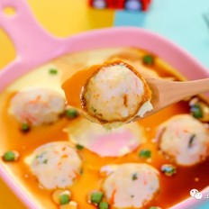 蝦球蒸蛋  寶寶輔食食譜的做法-家常味蒸菜譜