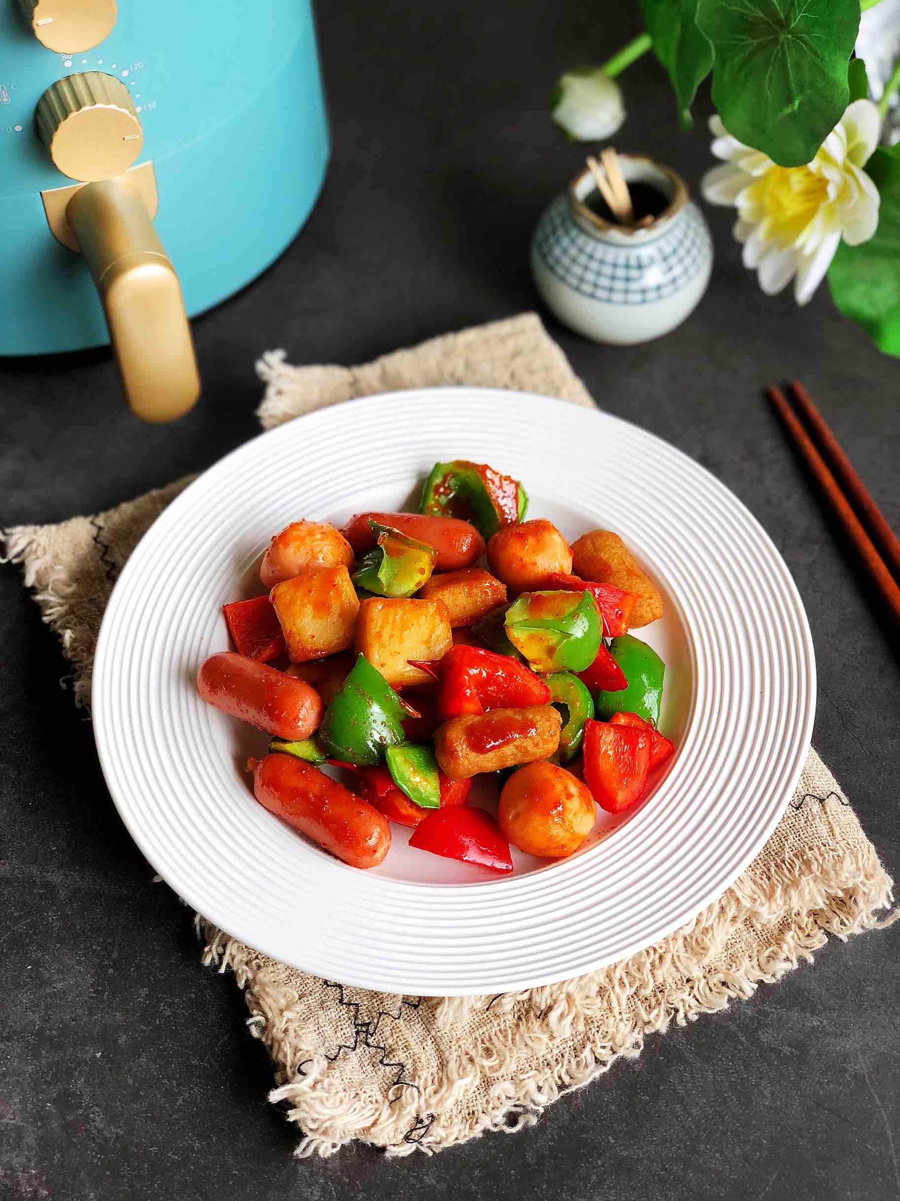 烤魚(yú)豆腐的做法-咸鮮味烤菜譜