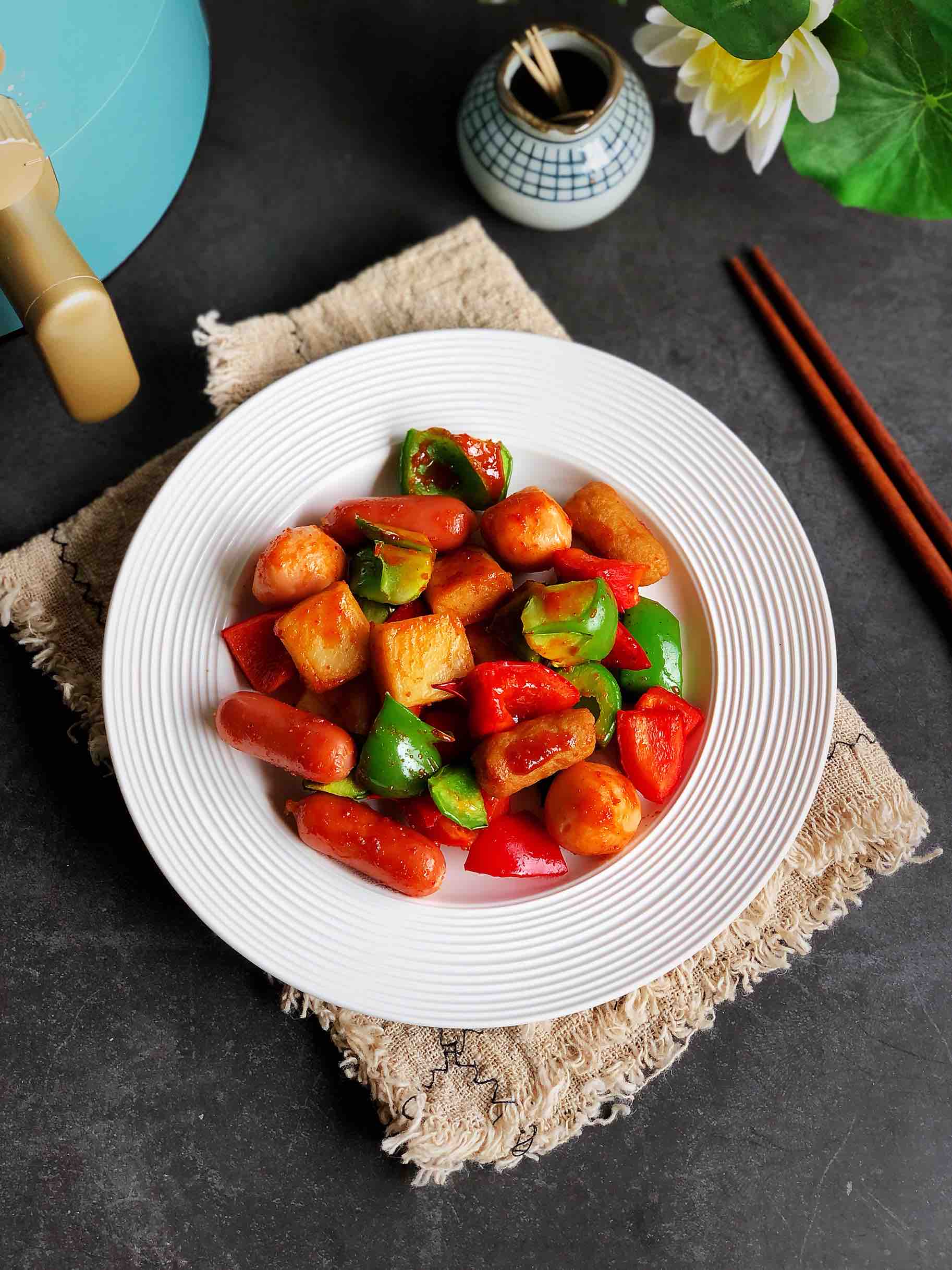 烤魚(yú)豆腐的做法-咸鮮味烤菜譜