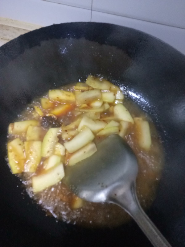 農家葫蘆炒豬血的做法-家常味炒菜譜