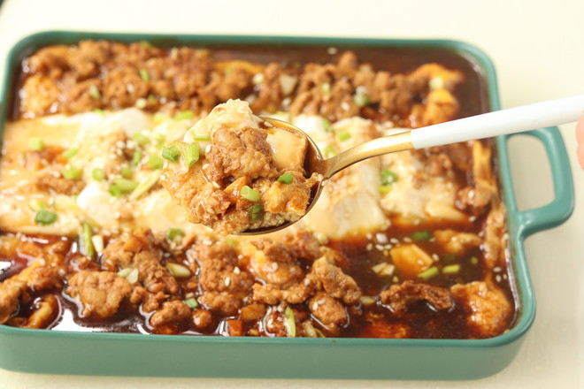 肉沫雞蛋豆腐的做法-家常味蒸菜譜