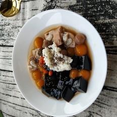 咬著吃的茶飲-桂圓藕芋涼粉的做法-甜味煮食譜