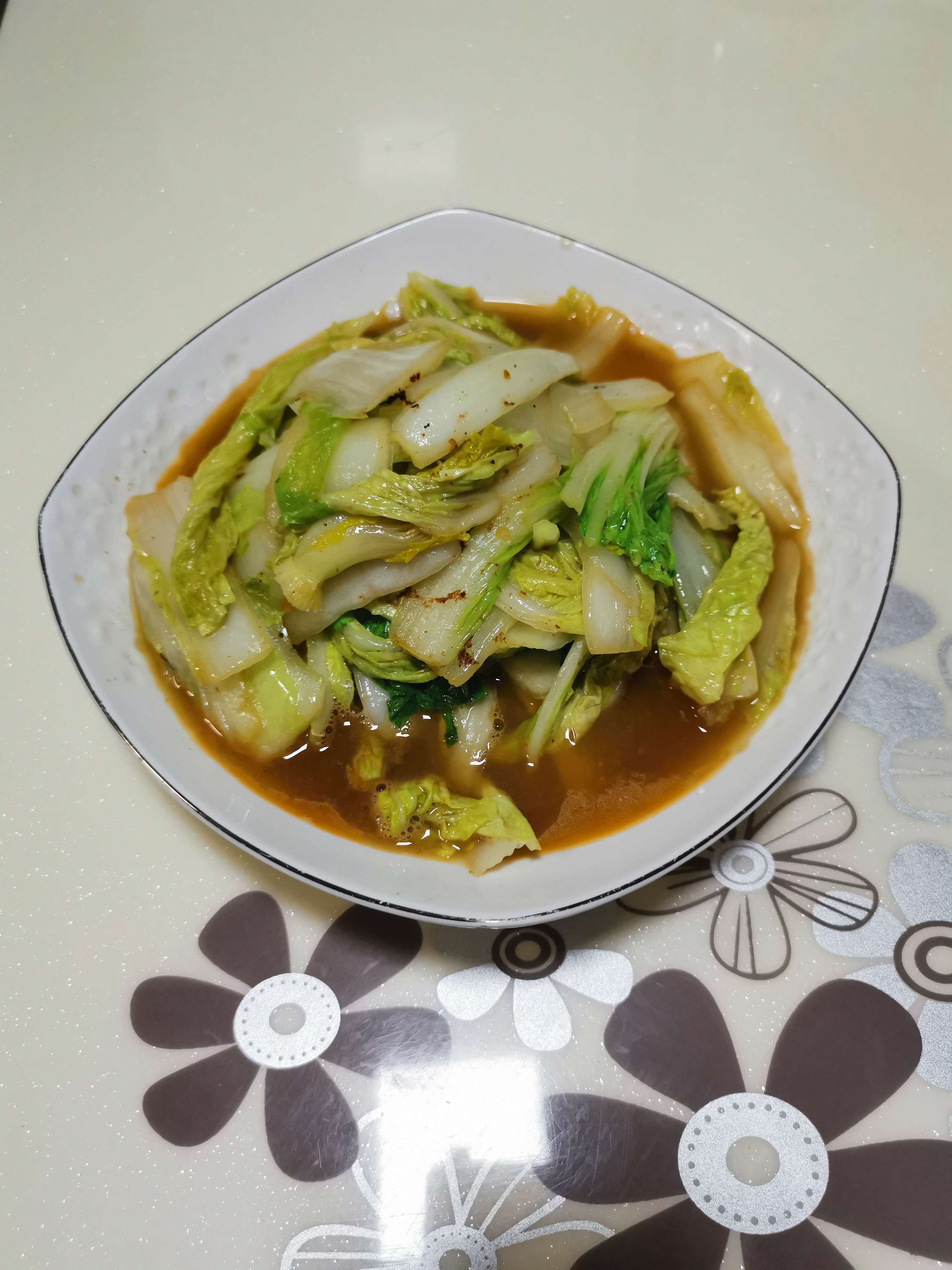 蝦味白菜的做法-咸鮮味炒菜譜