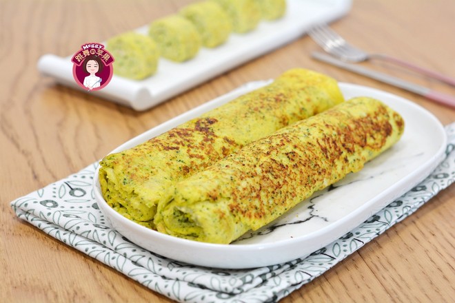 西蘭花雞肉卷的做法-咸鮮味煎菜譜