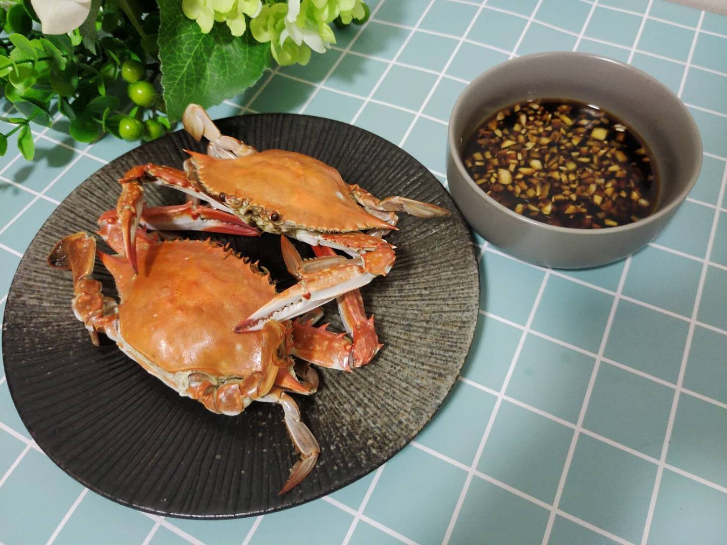 鮮美肉厚的清蒸飛蟹的做法-咸鮮味蒸菜譜