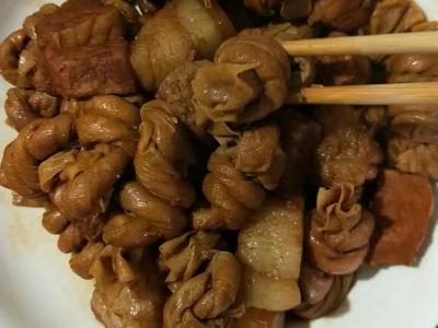 千張結燒肉的作法-家常味煮菜譜