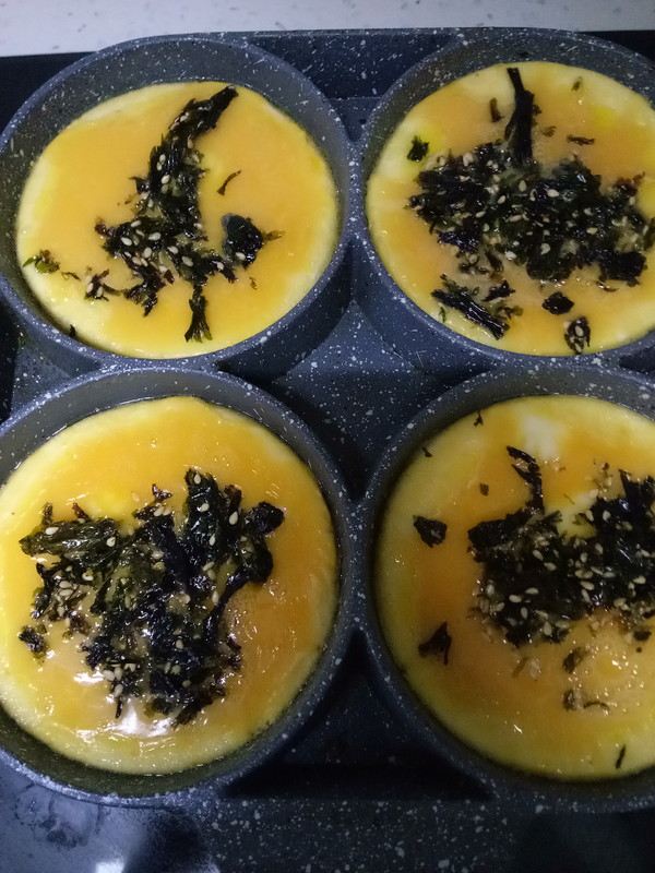 海苔耗油煎蛋的做法-家常味煎菜譜