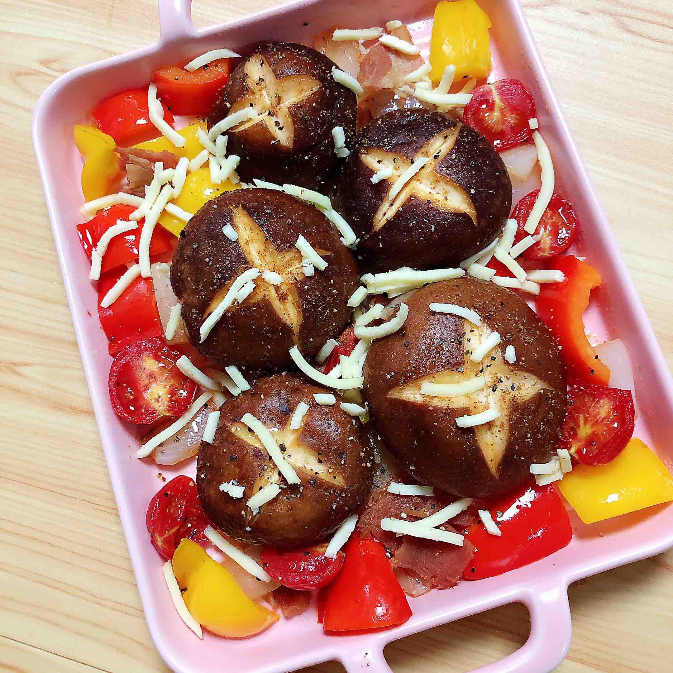 孜然烤香菇的做法-其它口味烤菜譜