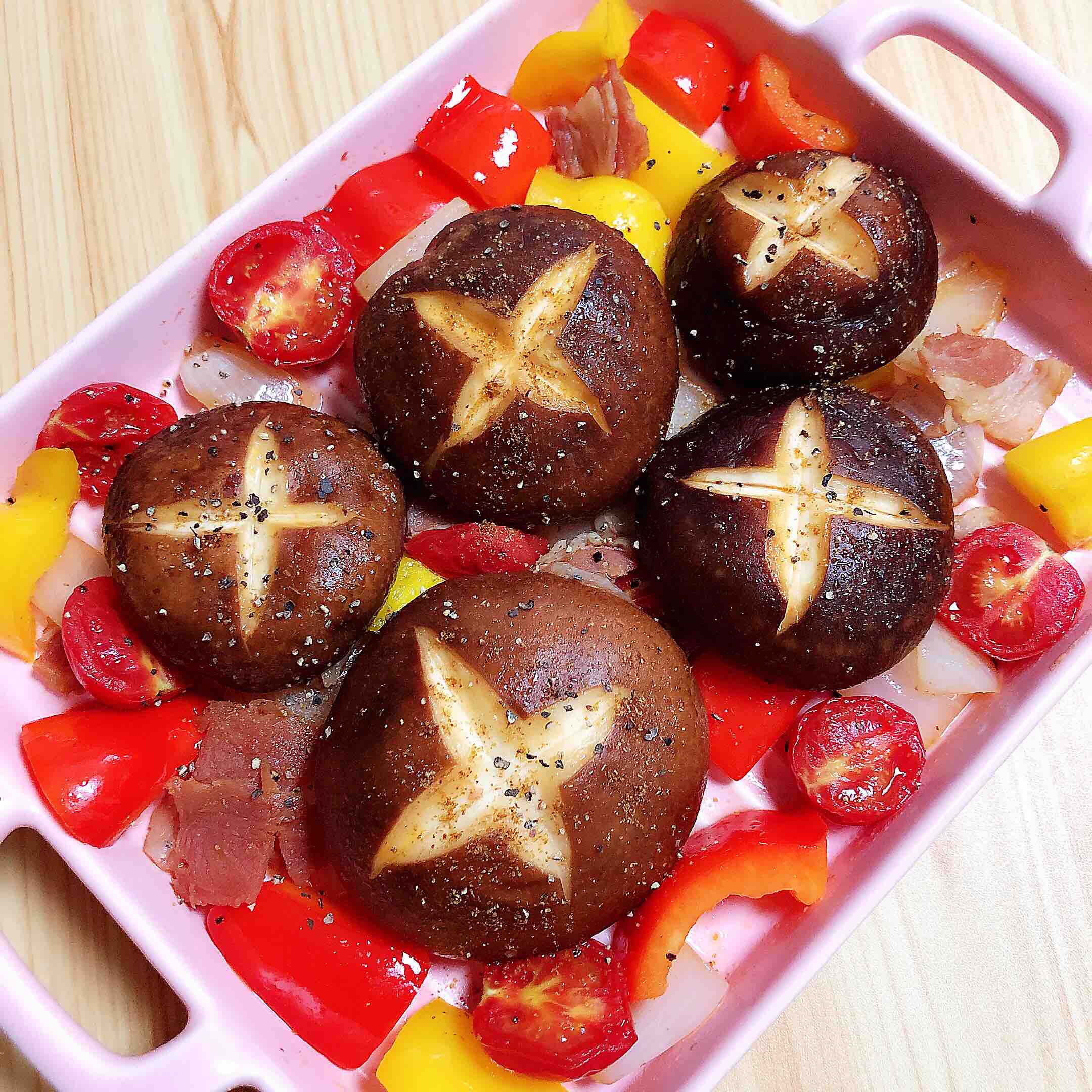 孜然烤香菇的做法-其它口味烤菜譜