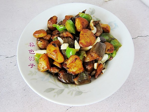 #最美不過中秋味#非油炸地三鮮的做法-家常味炒菜譜