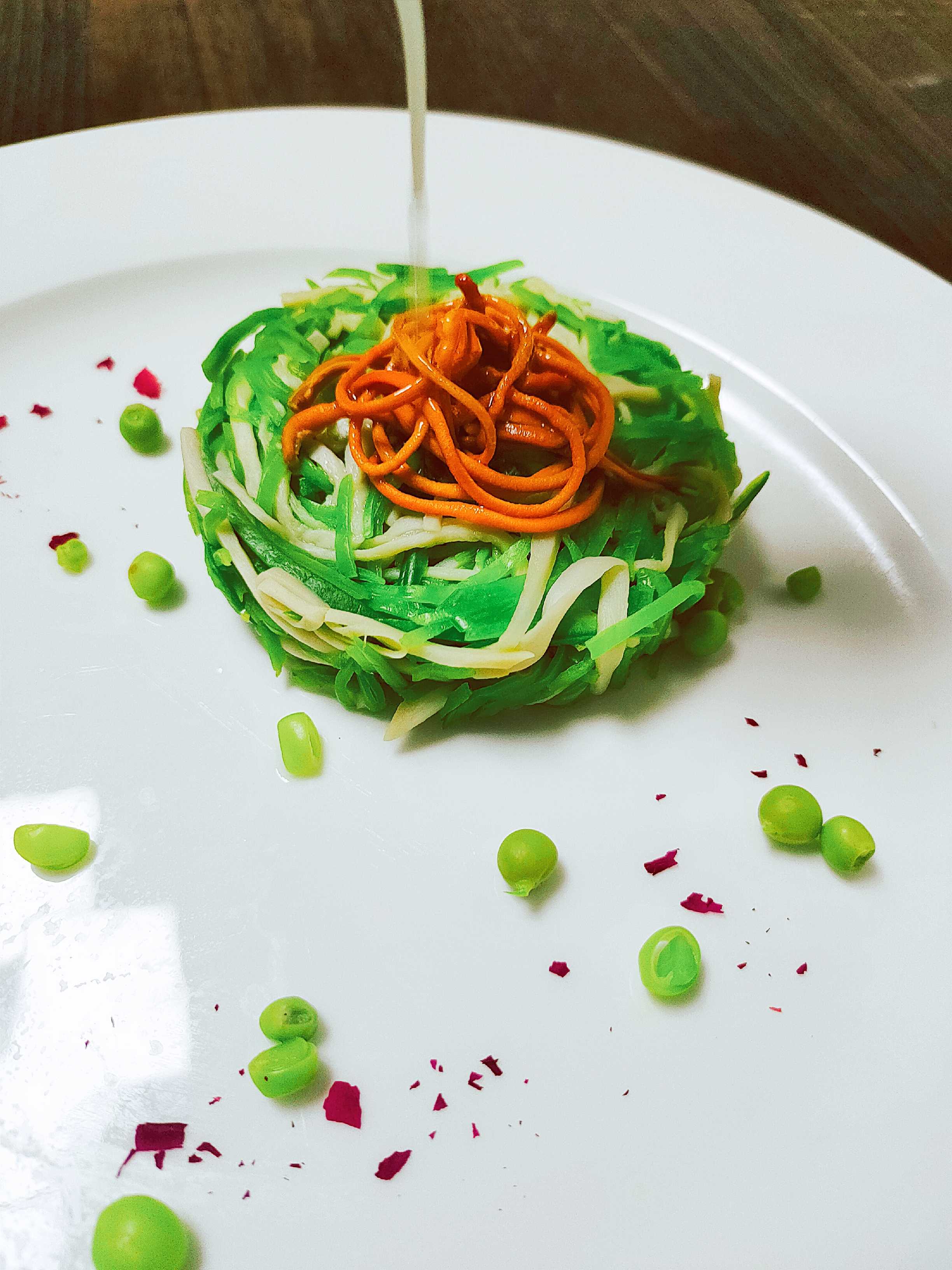 ＃最美不過中秋味＃一青二白的做法-芥末味拌菜譜