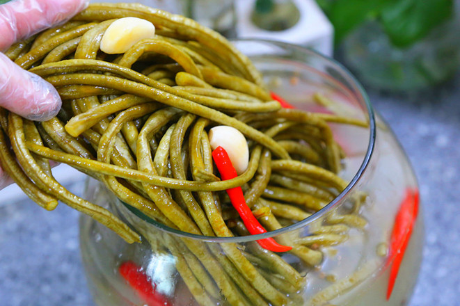 自制酸豆角----酸豆角炒雞胗的做法-酸辣味炒菜譜