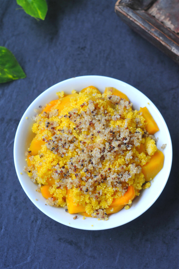 小米藜麥蒸紅薯的做法-甜味蒸菜譜