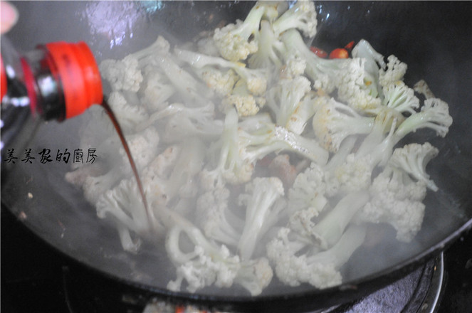 干煸花菜的做法-香辣味炒菜譜