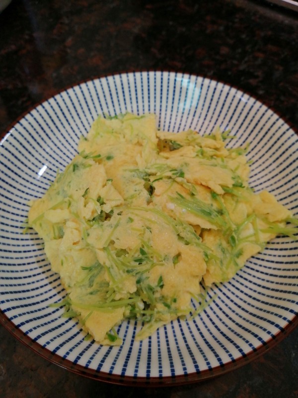 簡簡單單也不失美味~~松柳苗炒雞蛋的做法-家常味炒菜譜