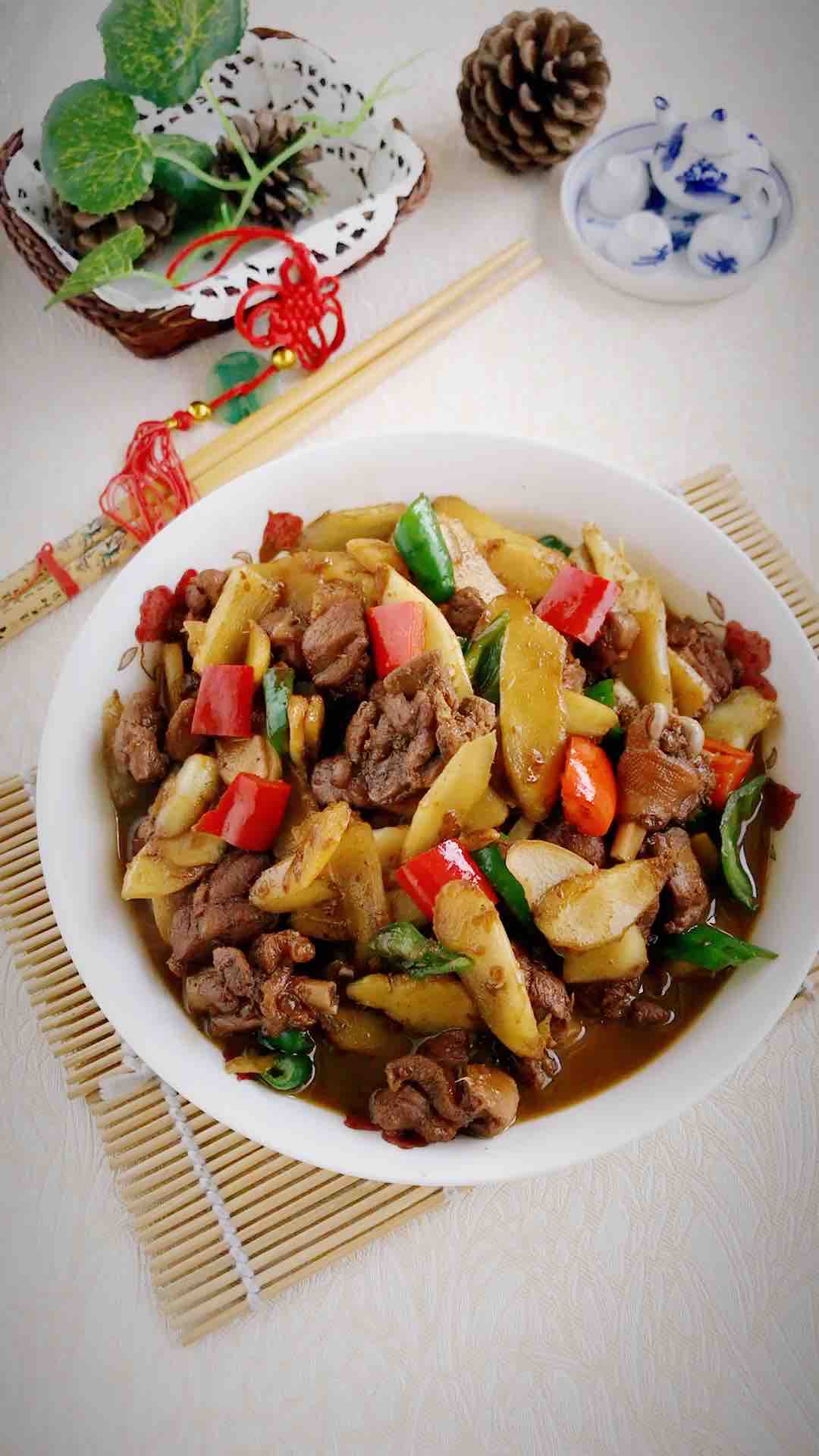 仔姜炒鴨的做法-家常味炒菜譜