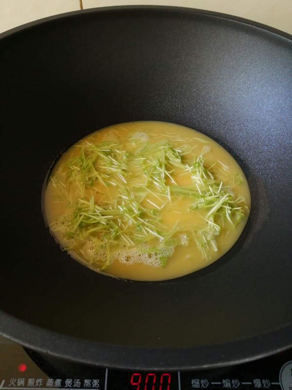 簡簡單單也不失美味~~松柳苗炒雞蛋的做法-家常味炒菜譜