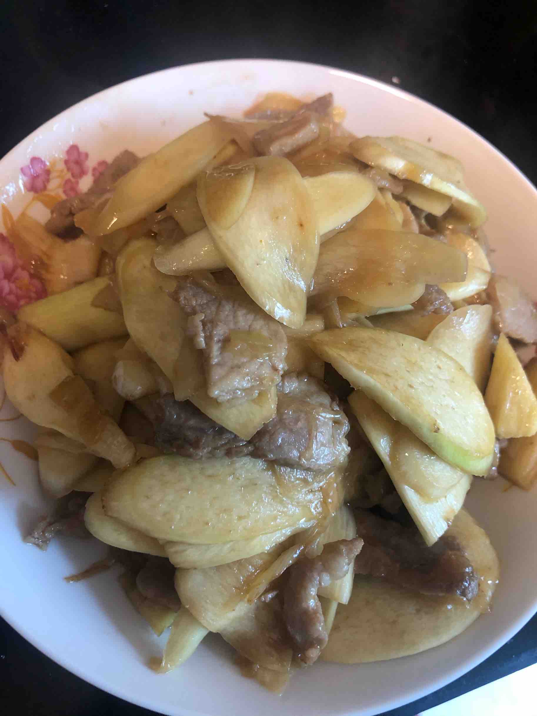 茭白炒肉片的做法-咸鮮味炒菜譜