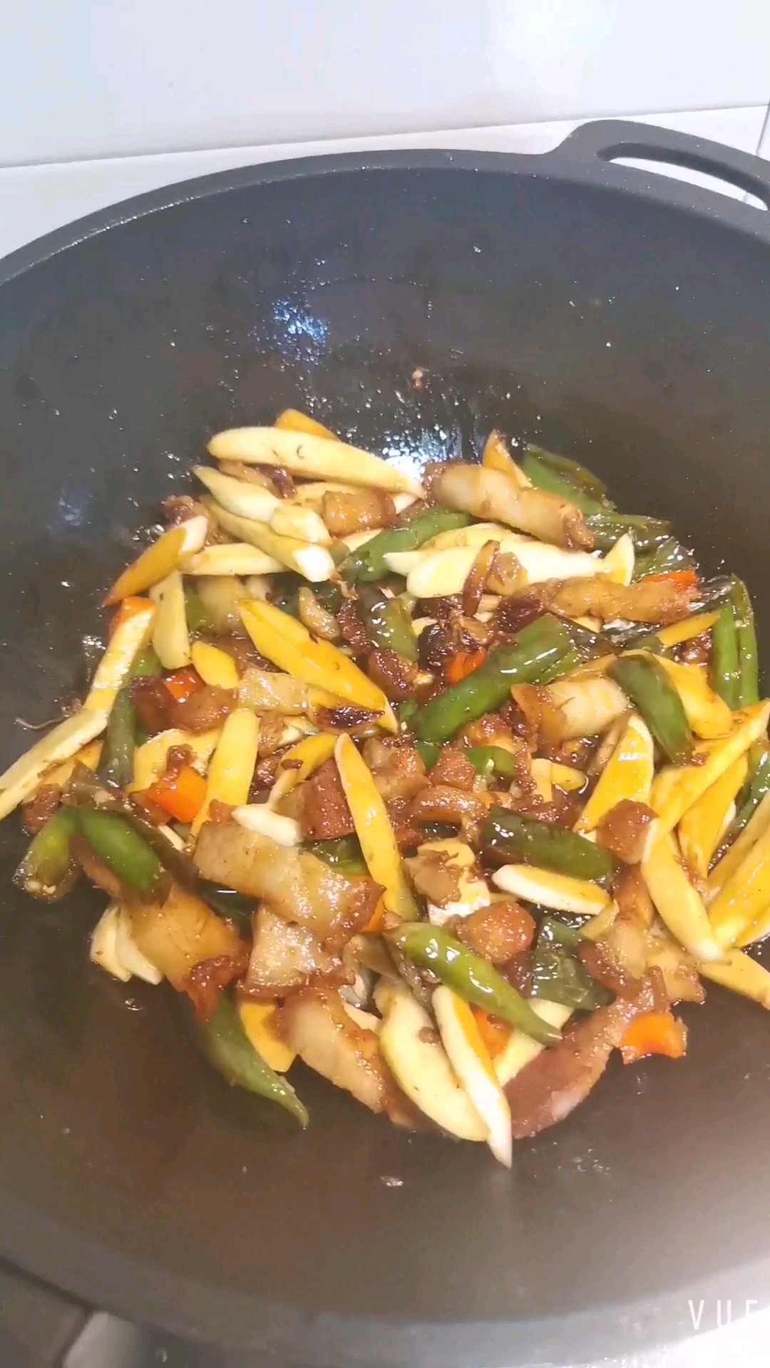 餃白炒肉的做法-香辣味炒菜譜