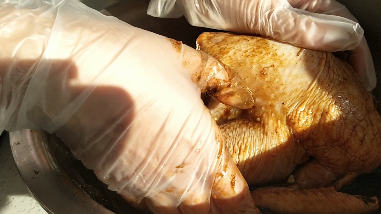 超簡單的脆皮蜂蜜醬油烤雞的做法-咸鮮味烤菜譜