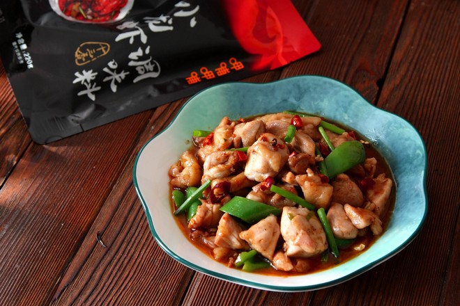 辣炒饞嘴雞的做法-麻辣味炒菜譜