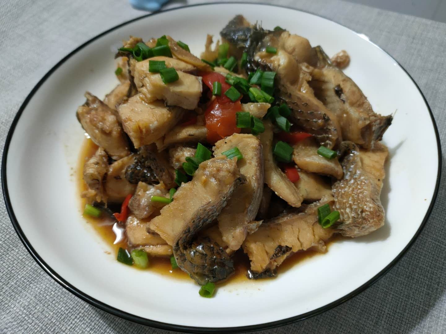 紅燒黑魚(yú)的做法-家常味燒菜譜