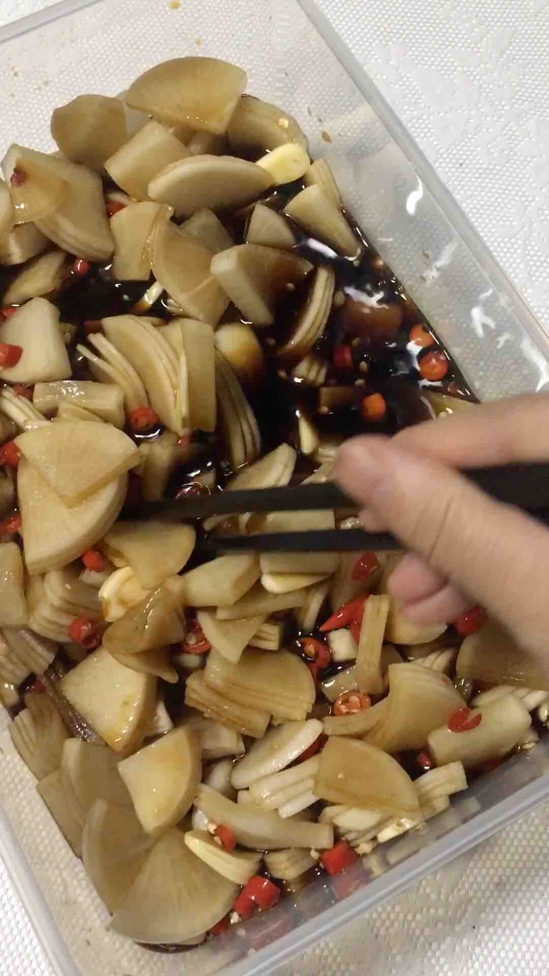 腌蘿卜的做法-酸辣味腌菜譜