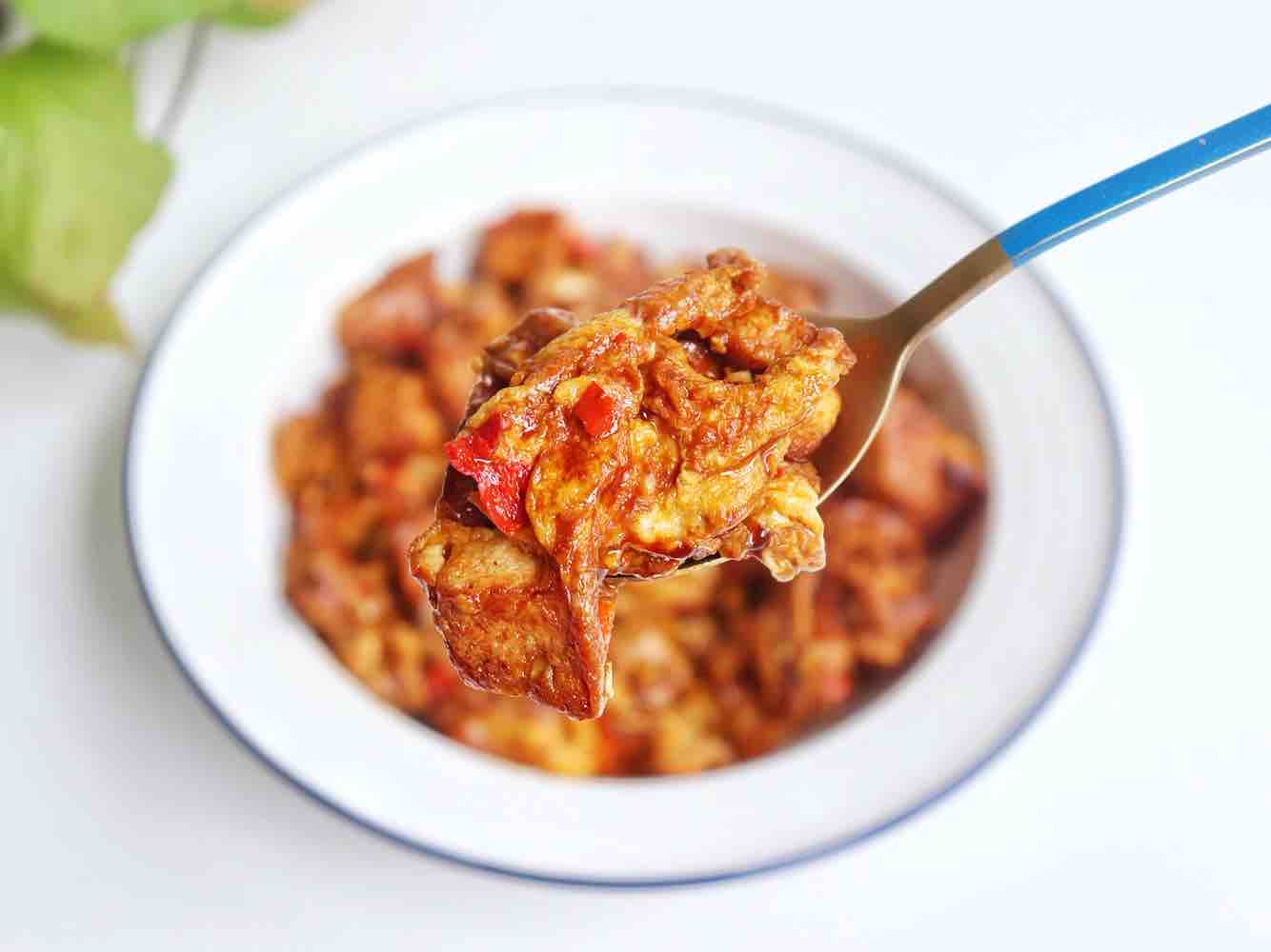 豆腐雞蛋的做法-家常味炒菜譜