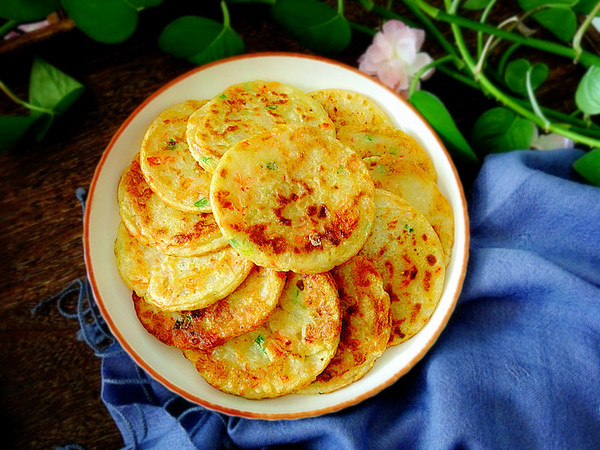 山藥雞蛋餅的做法-咸鮮味烙菜譜