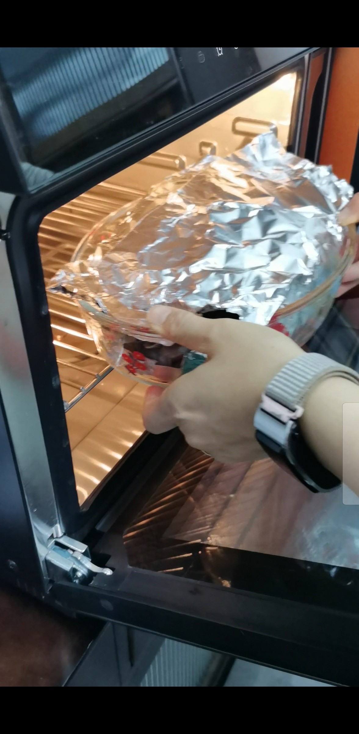 花甲鮮蝦焗粉絲的做法-香辣味烤菜譜