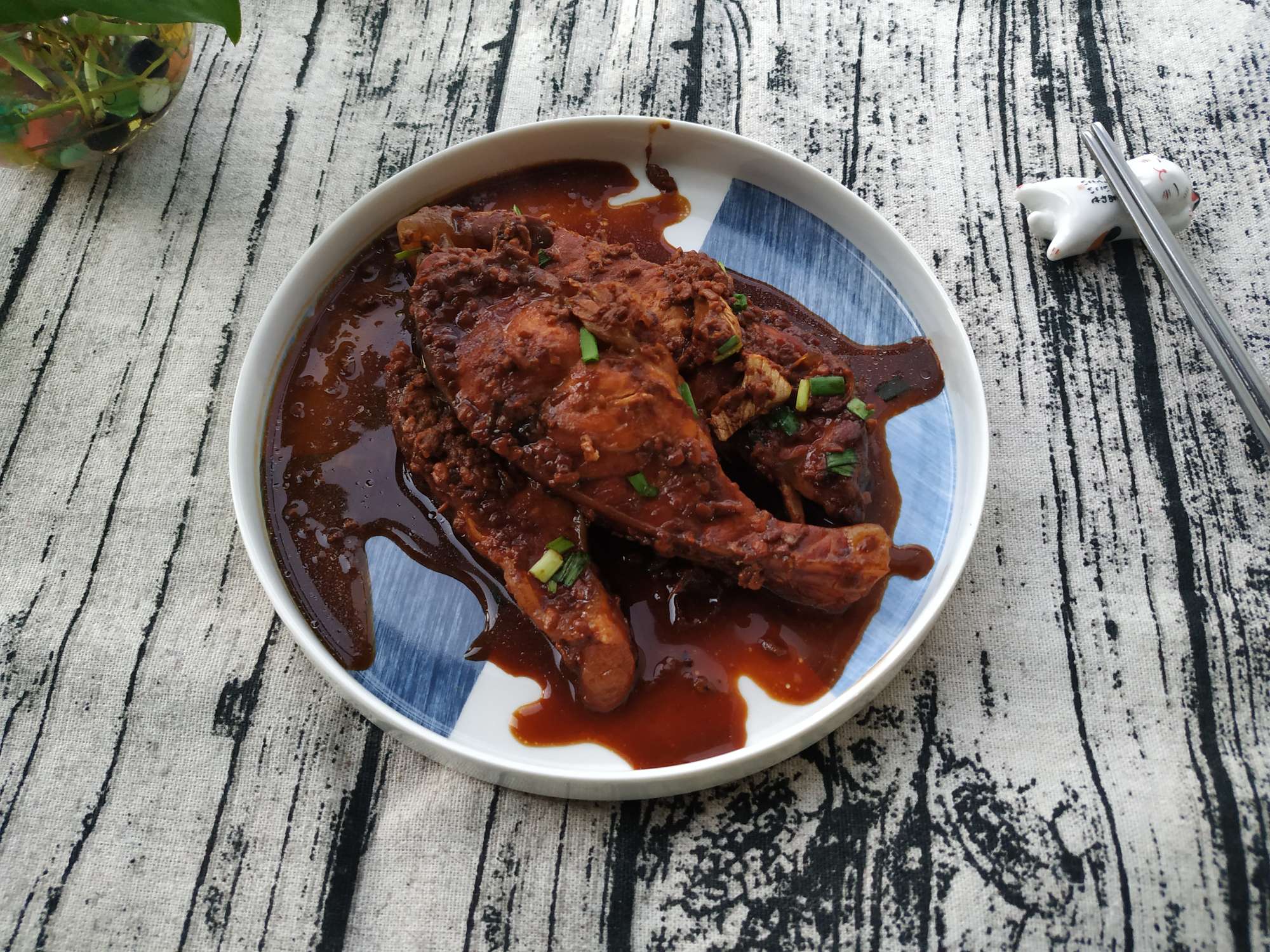 醬燒青魚的做法-醬香味燒菜譜