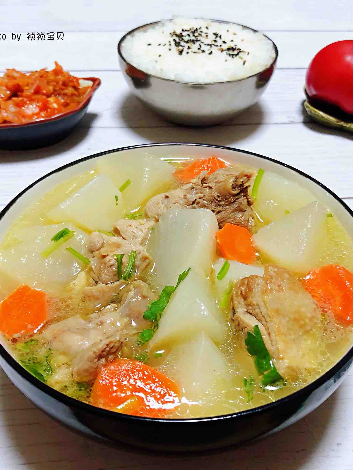 鴨腿燉白蘿卜的做法-咸鮮味燉菜譜