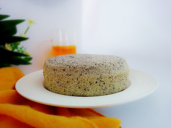 黑芝麻蒸蛋糕的做法-甜味蒸菜譜