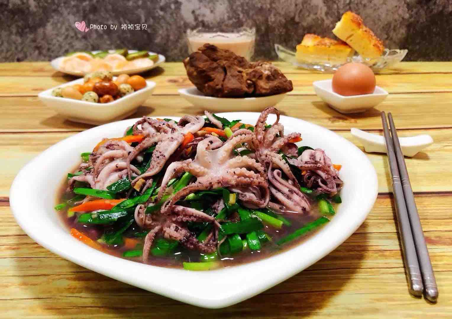 爆炒章魚的做法-家常味炒菜譜