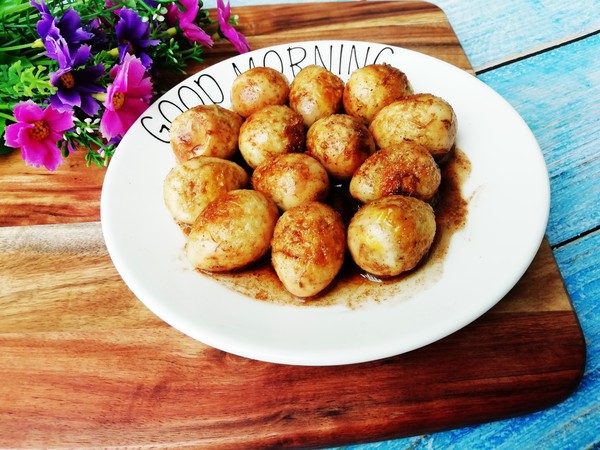 孜然味鵪鶉蛋的做法-咸鮮味炒菜譜