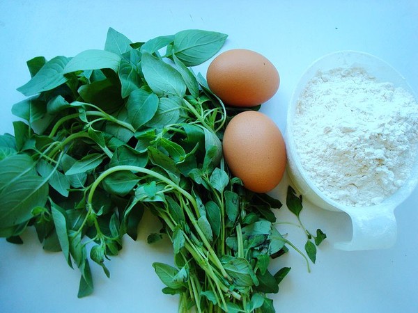 荊芥雞蛋餅的做法-家常味煎菜譜