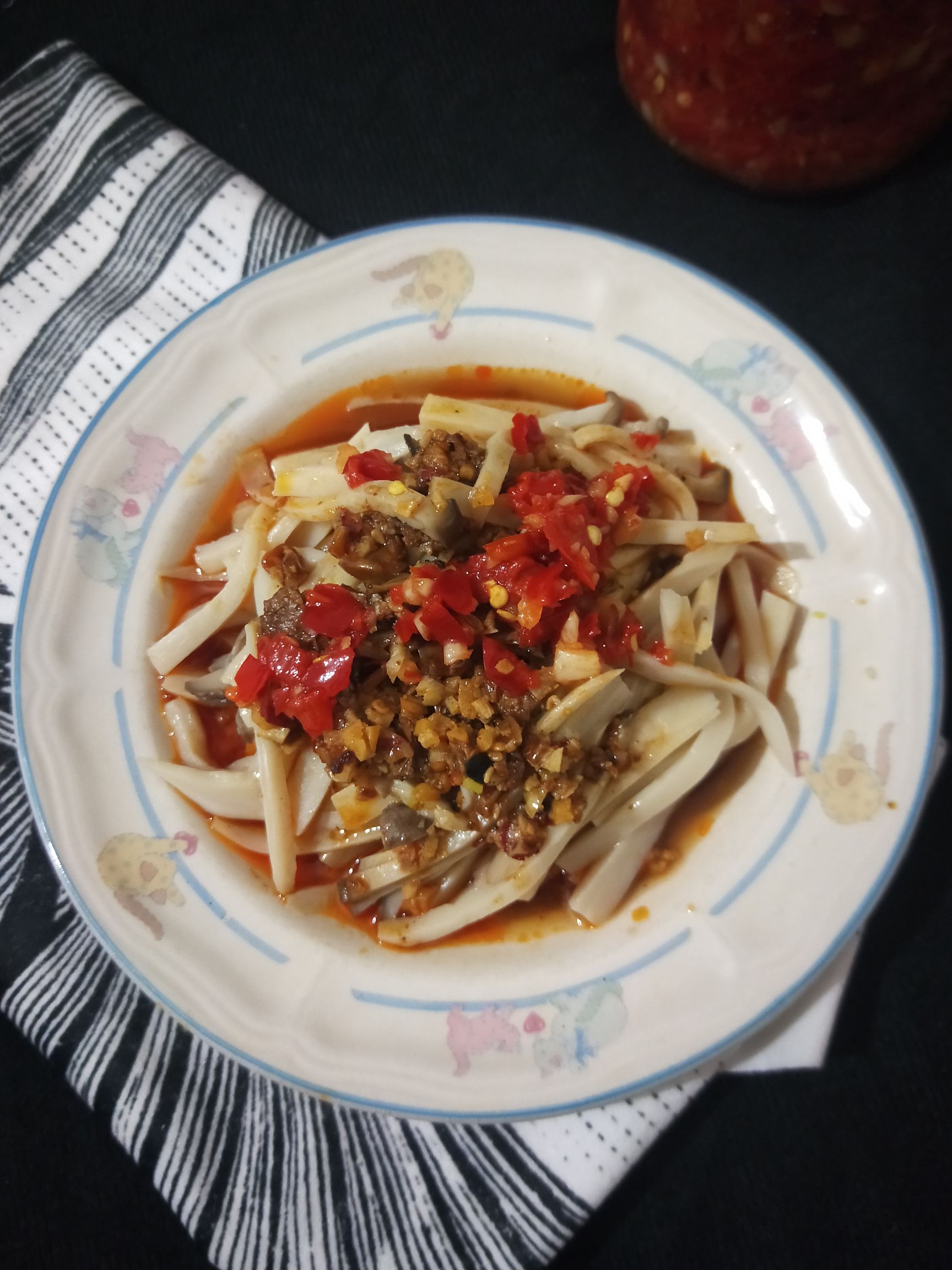 涼拌杏鮑菇的做法-家常味拌菜譜