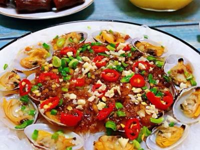 蒜蓉粉絲蒸花蛤的做法-蒜香味蒸菜譜