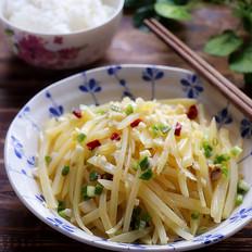 香酥醋溜土豆絲的做法-家常味炒菜譜