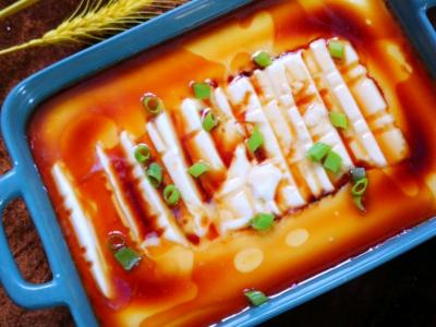 水豆腐蒸蛋的做法-家常味蒸菜譜