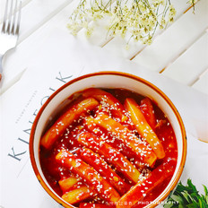 韓式辣炒年糕的做法-家常味煮菜譜