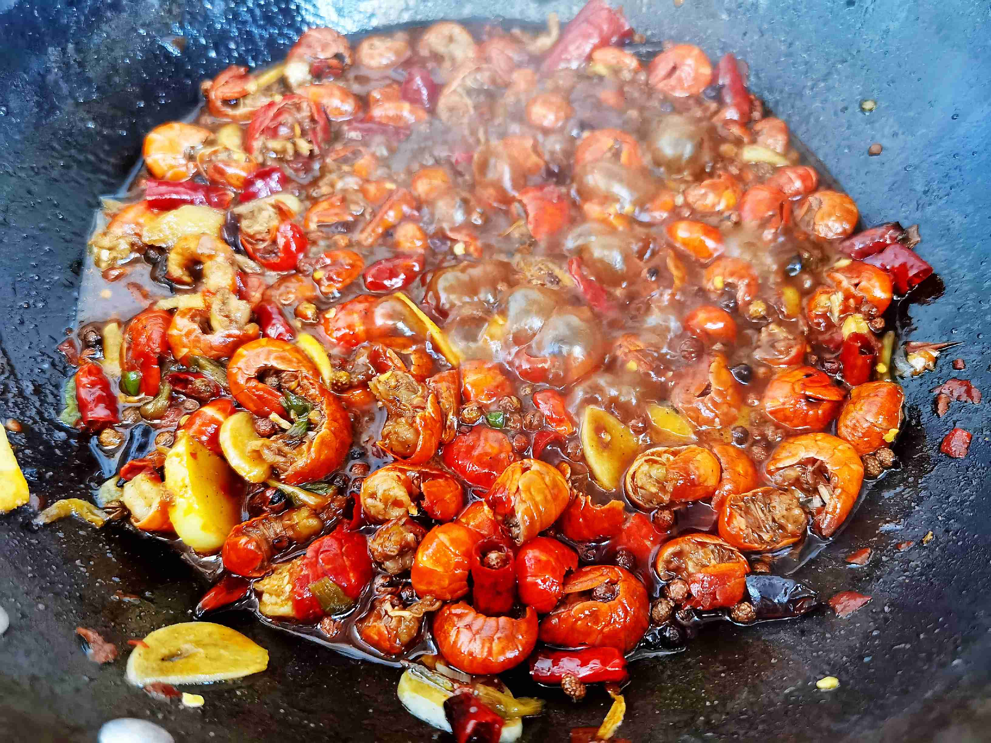 3斤蝦尾炒1大盤，麻辣鮮香下酒又下飯的做法-香辣味炒菜譜