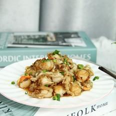 蒜泥烤扇貝肉的做法-蒜香味烤菜譜