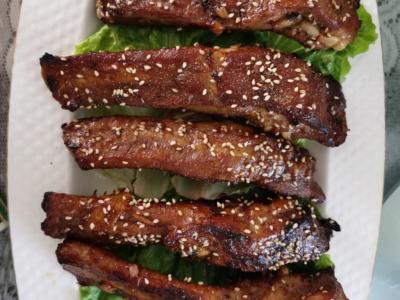 香烤豬肋排的做法-醬香味烤菜譜