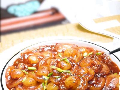 仿香菇土豆的做法-香辣味蒸菜譜
