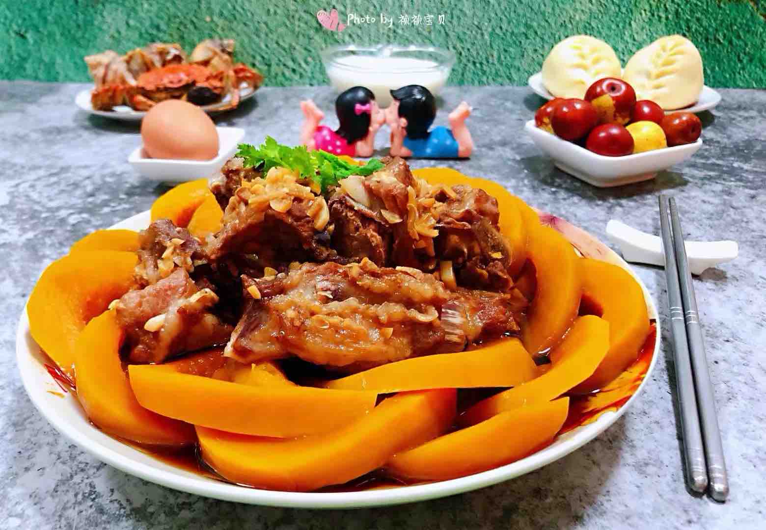 排骨蒸南瓜的做法-咸鮮味蒸菜譜-易網(wǎng)健康養(yǎng)生網(wǎng) 排骨蒸南瓜的做法-咸鮮味蒸菜譜