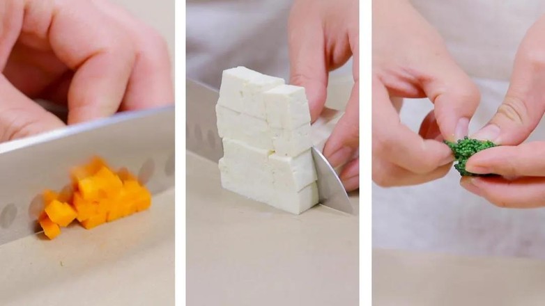 豆腐蒸蛋  寶寶輔食食譜的做法-家常味蒸菜譜