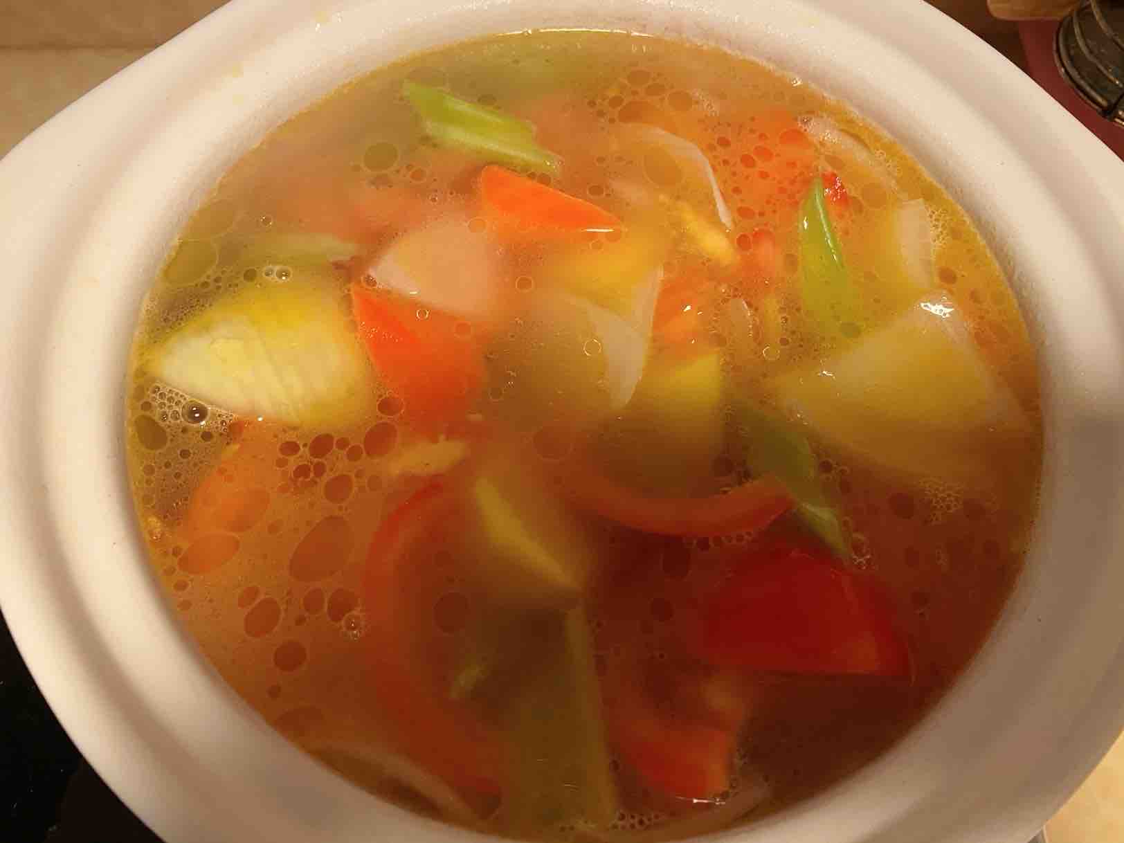 雜菜牛尾湯的做法-酸甜味煲菜譜