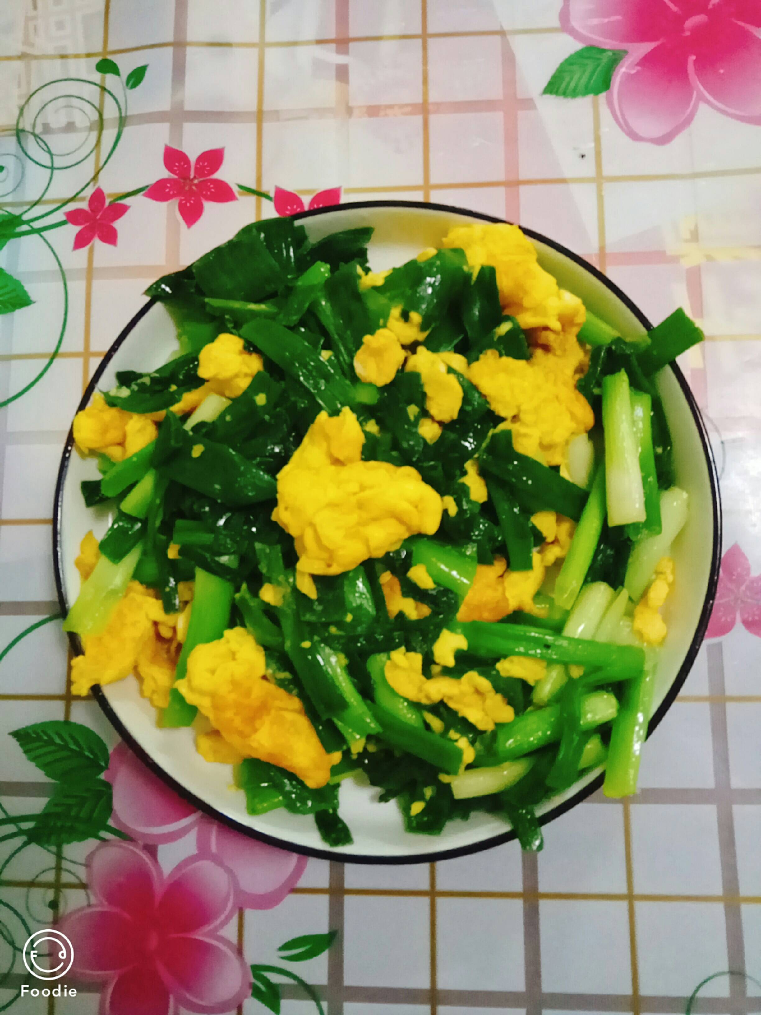 蔥炒雞蛋的做法-家常味炒菜譜